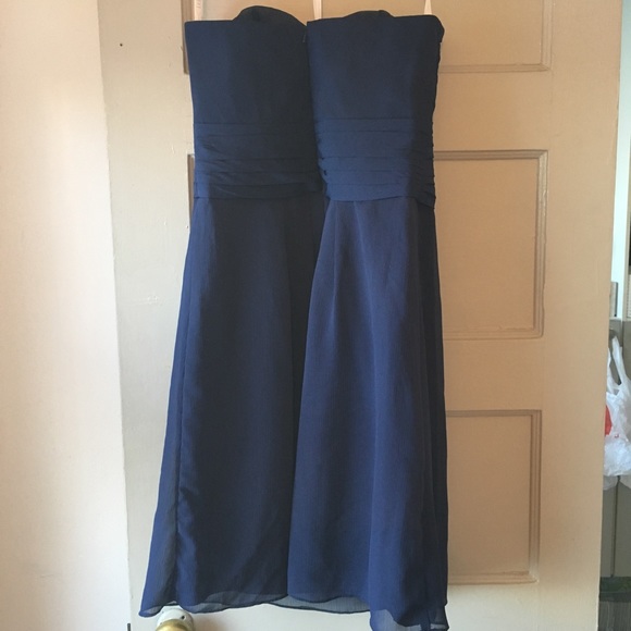 Formal dress. Color: Marine. - Picture 3 of 4